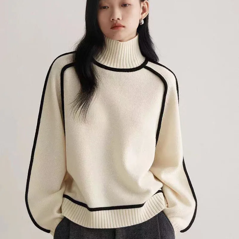 Aspen | Sweter z golfem z kaszmiru