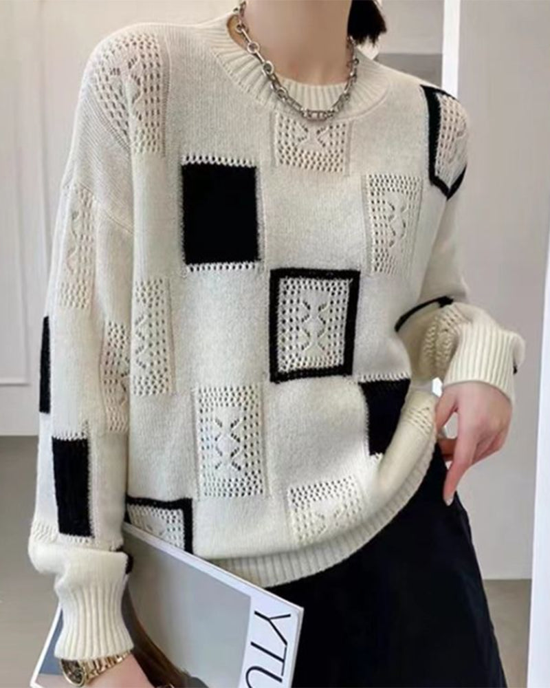 Nancy | Sweter i patchwork