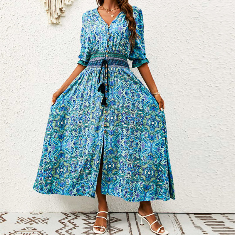 Josiane | Maxi Sukienka Breeze w Stentøj