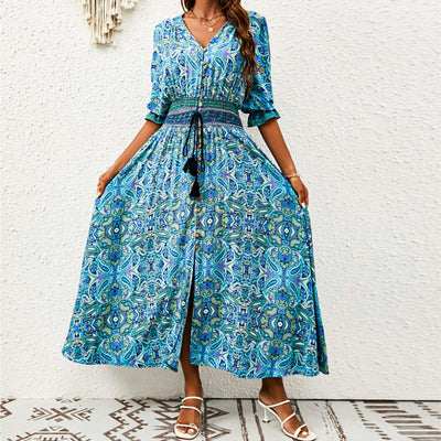 Josiane | Maxi Sukienka Breeze w Stentøj