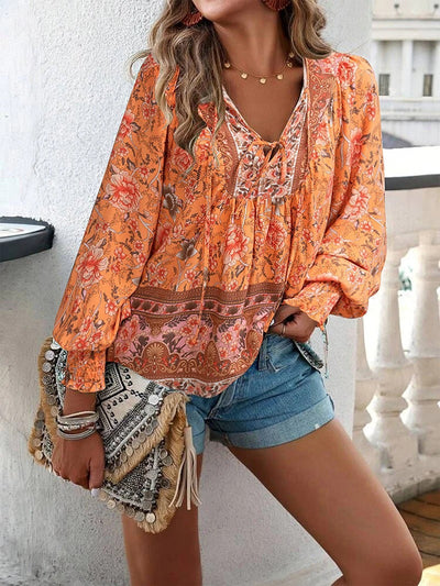 Arya | Bluzka Paysanne Boho Blossom