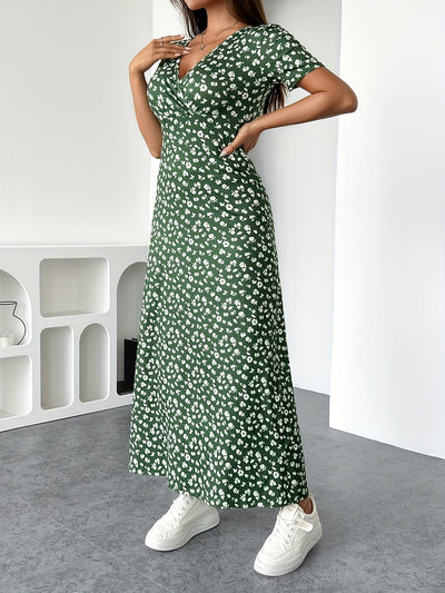 Sandra | Elegancka Sukienka Kwiatowa