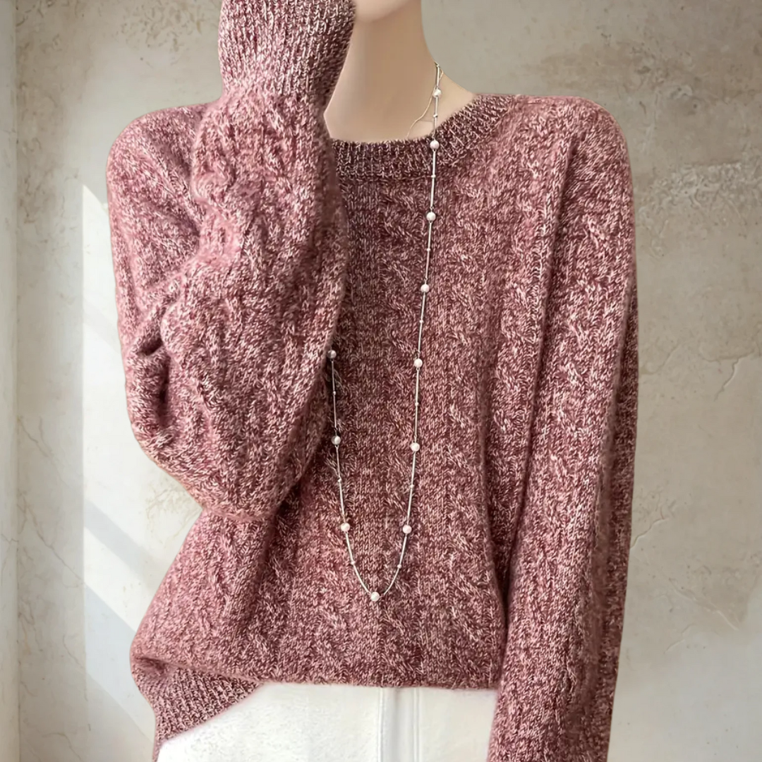 Betty | Elegancki Sweter Robiony na Drutach i Absolutny Komfort