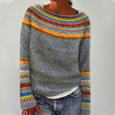 Lucie | Retro sweter zimowy