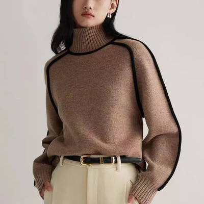 Aspen | Sweter z golfem z kaszmiru