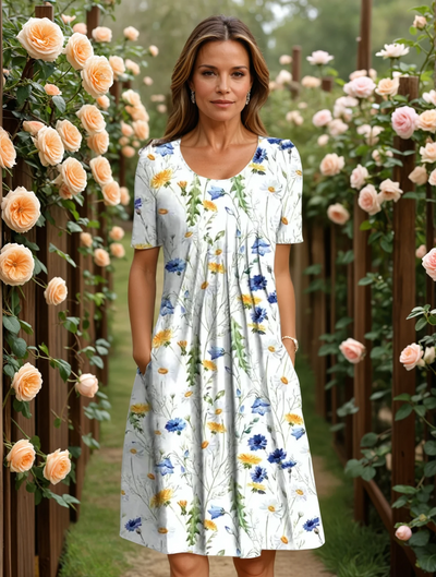 Marga | Elegancka Sukienka Midi na Każdą Okazję