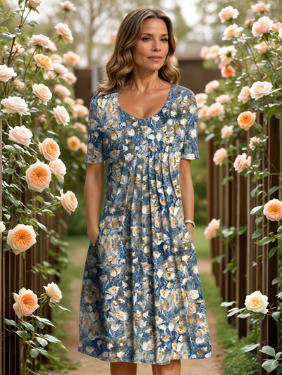 Marga | Elegancka Sukienka Midi na Każdą Okazję