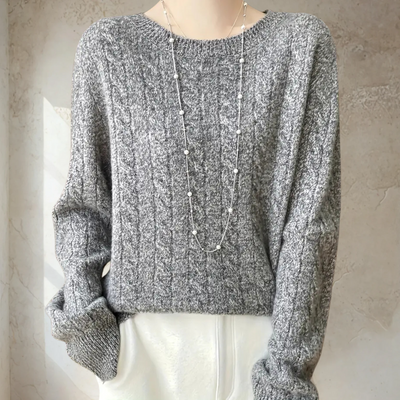 Betty | Elegancki Sweter Robiony na Drutach i Absolutny Komfort
