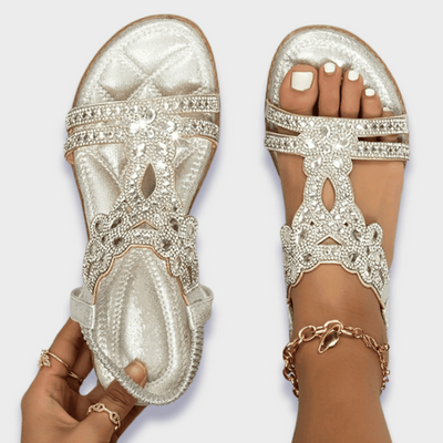 Franziska | Orthopedyczne sandały Boho z materiału premium