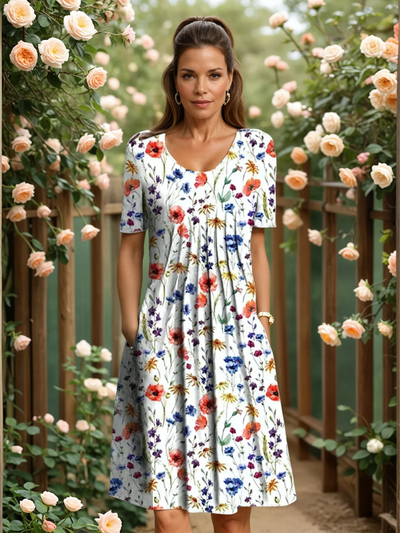 Marga | Elegancka Sukienka Midi na Każdą Okazję