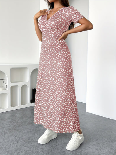 Sandra | Elegancka Sukienka Kwiatowa
