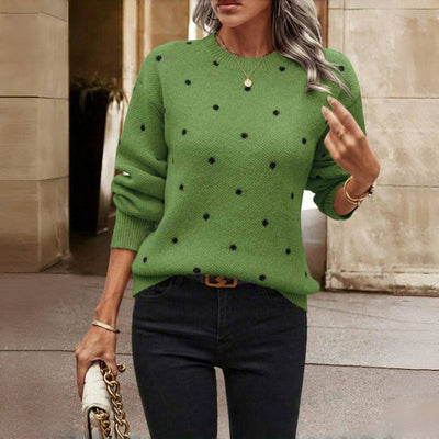 Petra | Elegancki sweter w kropki
