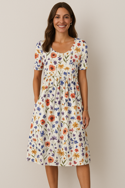 Gigi | Elegancka sukienka w kwiaty