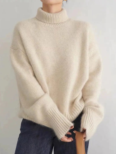 Mariam | Sweter z golfem