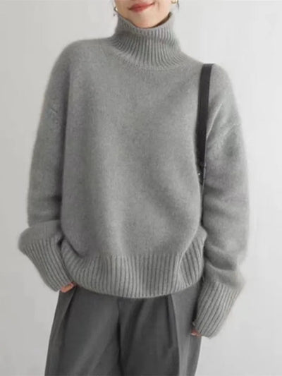 Mariam | Sweter z golfem
