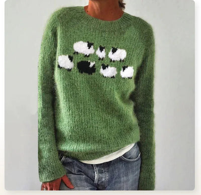Romy | Retro sweter zimowy