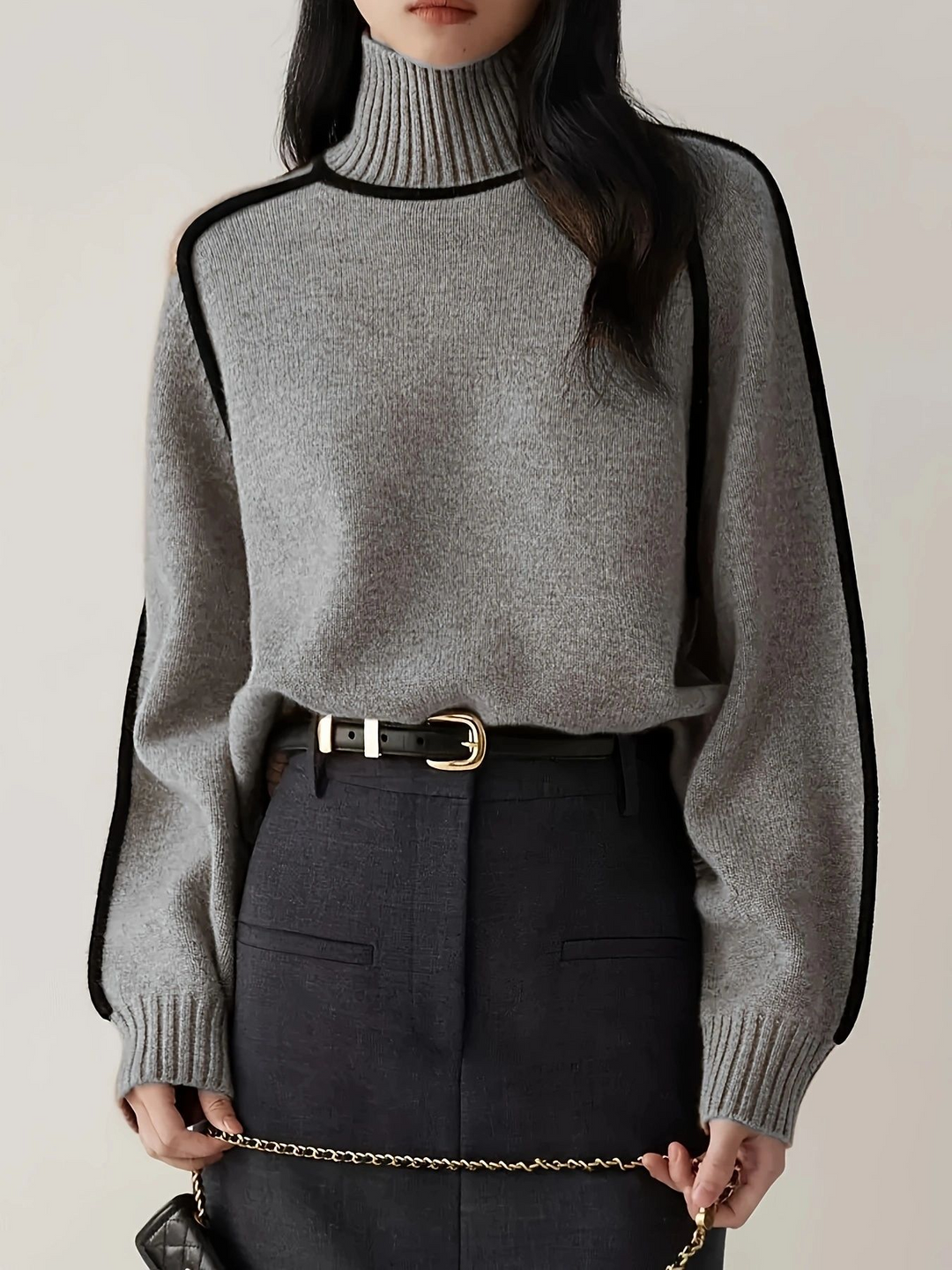 Aspen | Sweter z golfem z kaszmiru