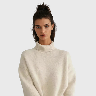 Mariam | Sweter z golfem