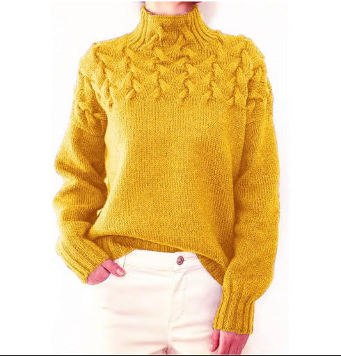 Bridget | Sweter z golfem z kaszmiru