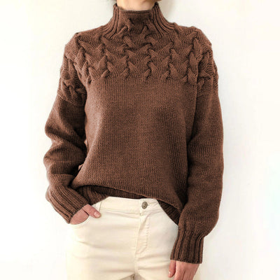 Bridget | Sweter z golfem z kaszmiru