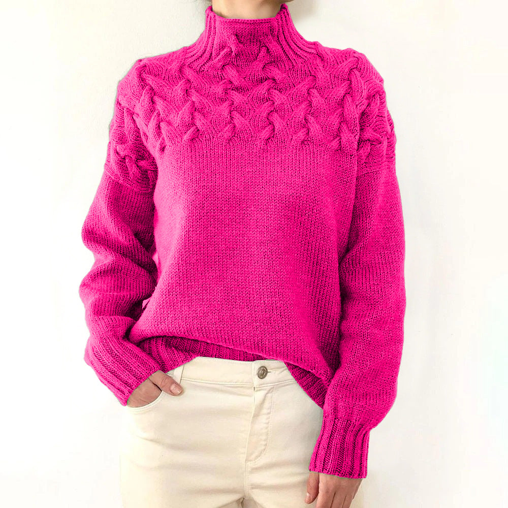 Bridget | Sweter z golfem z kaszmiru
