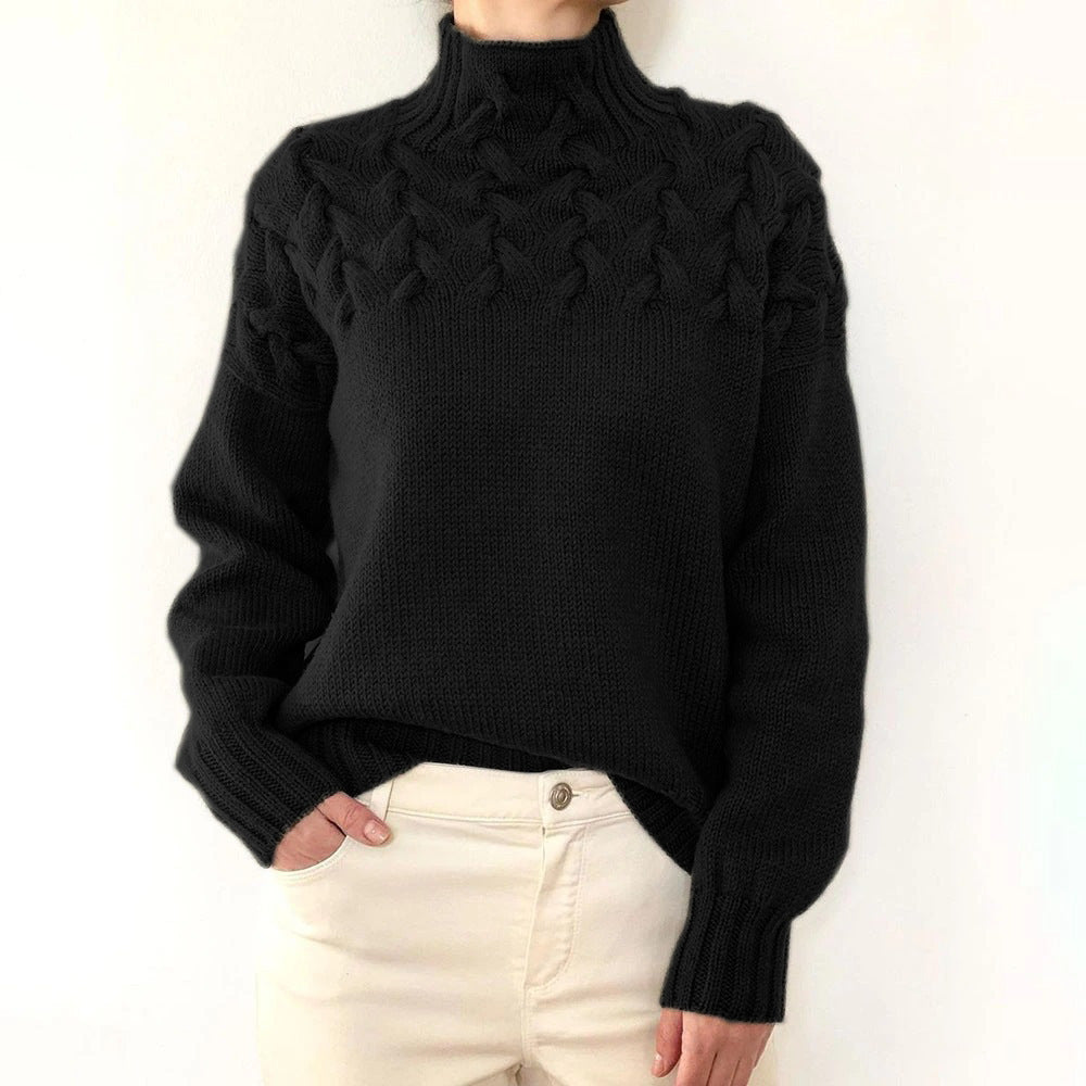 Bridget | Sweter z golfem z kaszmiru