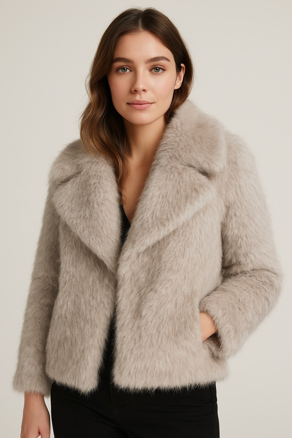 Alena | Elegancka kurtka futrzana