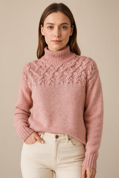 Bridget | Sweter z golfem z kaszmiru