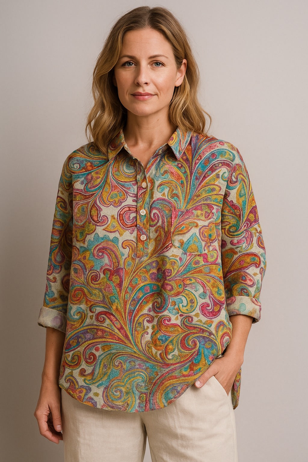 Modna Vintage Bluzka