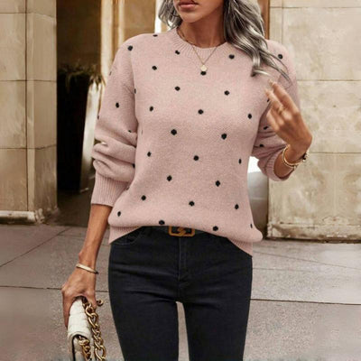Petra | Elegancki sweter w kropki