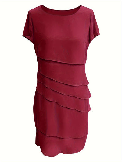 Celina | Elegancka Sukienka z Szyfonu