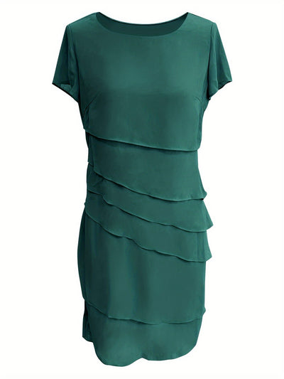 Celina | Elegancka Sukienka z Szyfonu