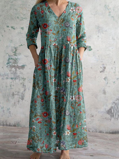 Cecile | Vintage letnia sukienka