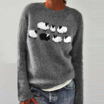 Romy | Retro sweter zimowy