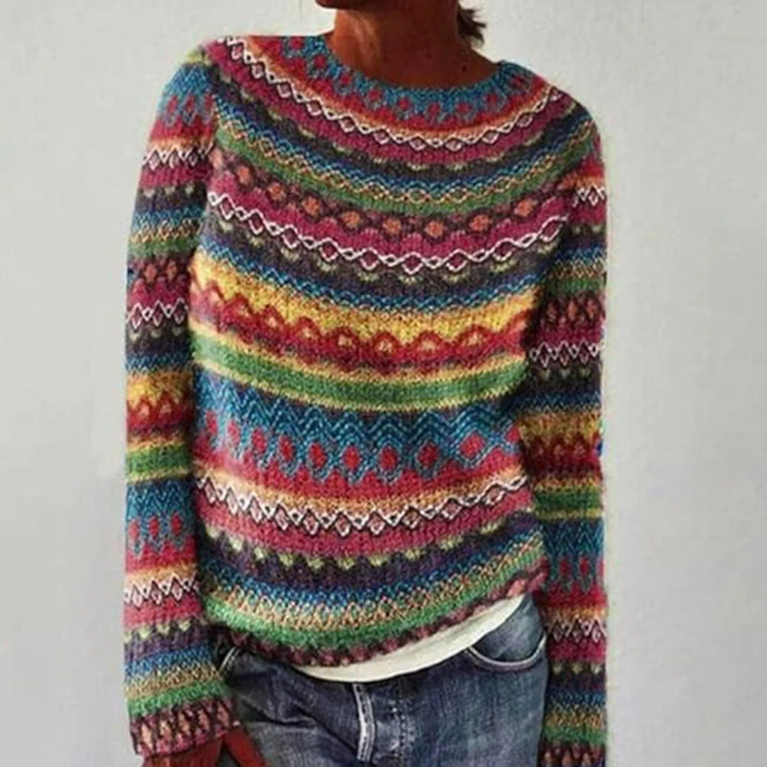 Lucie | Retro sweter zimowy