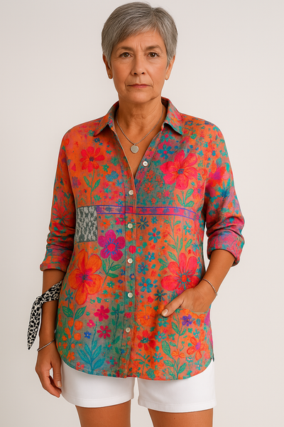 Jasmin | Bluzka Patchwork Bohème